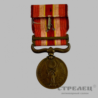 фото — медаль «за участие в маньчжурском инциденте» на ленте, 1931/1934 гг.